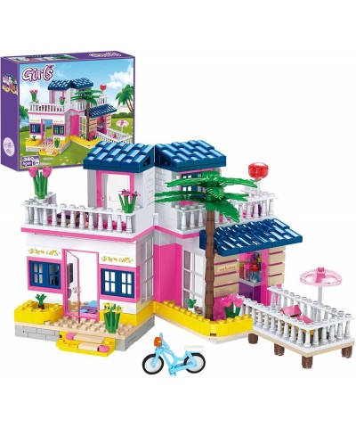 Dream Girls Beach House Building Sets Friends Seaside Villa Building Toys 360 Pieces Girls Beach Hut Building Kit for Kids Ag...