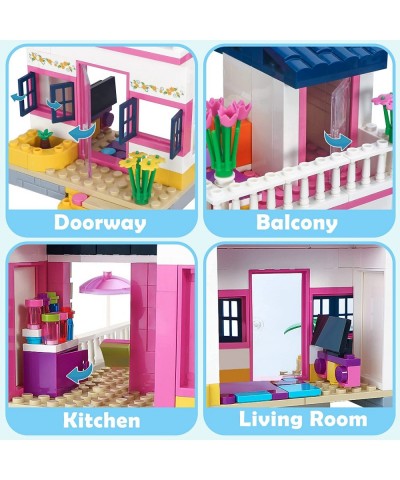 Dream Girls Beach House Building Sets Friends Seaside Villa Building Toys 360 Pieces Girls Beach Hut Building Kit for Kids Ag...