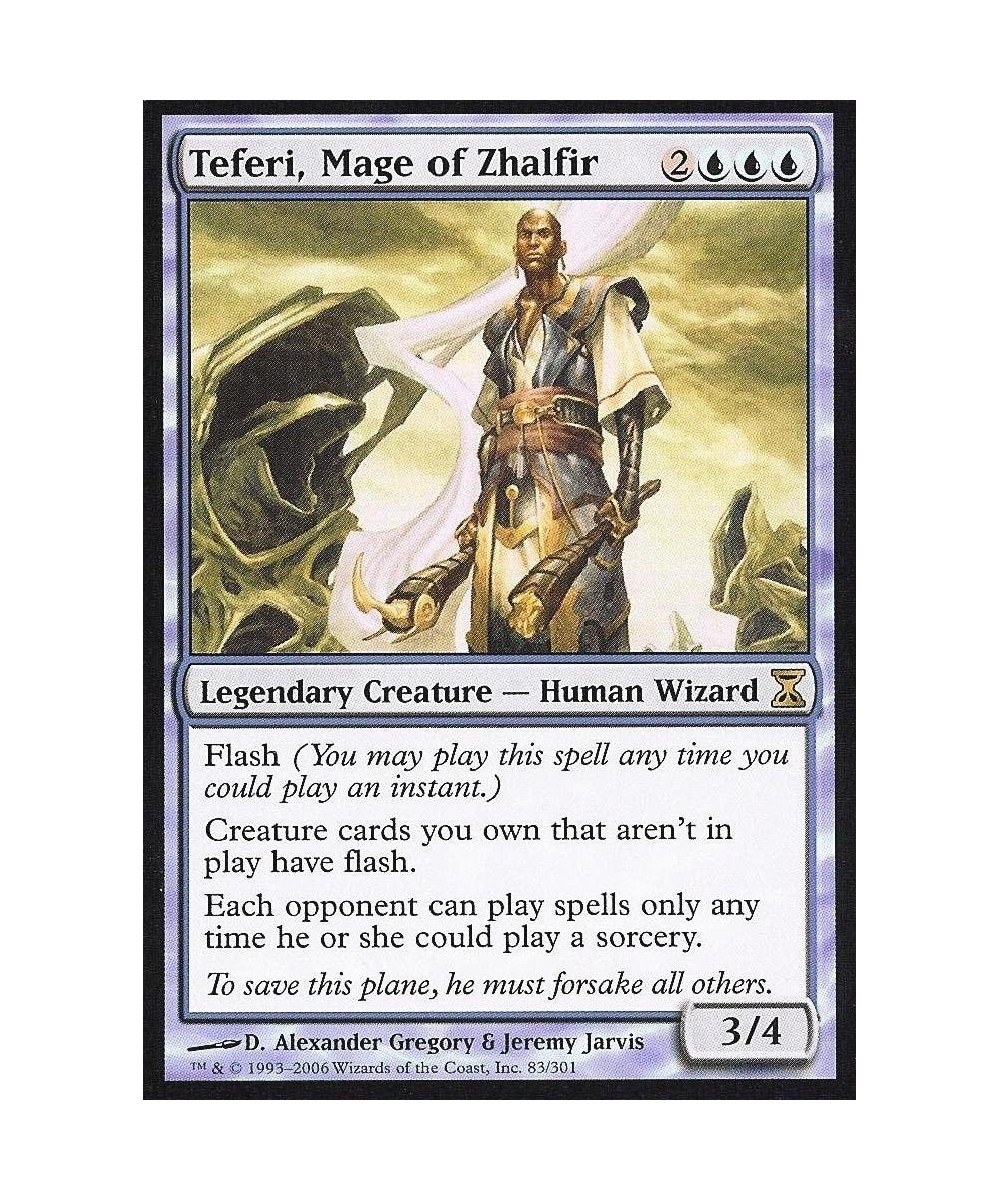 Teferi Mage of Zhalfir - Time Spiral - Foil $45.29 Magic Kits & Accessories