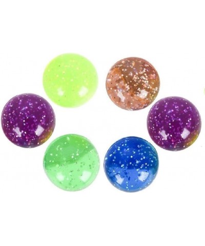 1.75 Inch Colorful Sparkly Glitter Bouncing Balls 6 Pack $15.90 Kids' Party Favor Sets