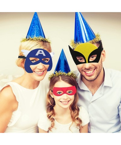 Superhero Masks for kids 35 PCS Eye Masks Set Birthday Party Favors Decorations Children Masquerade Aengers Super Heroes Cosp...