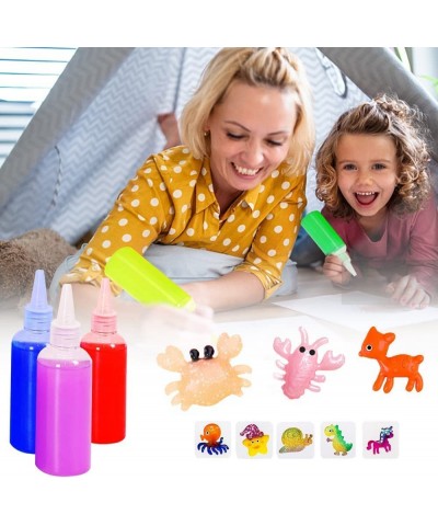 Magic Water Elf Kit 2023 New Creative 3D Magic Gels DIY Water Animal Shape Molds with Glitter Handmade Water Elves Toy DIY Oc...