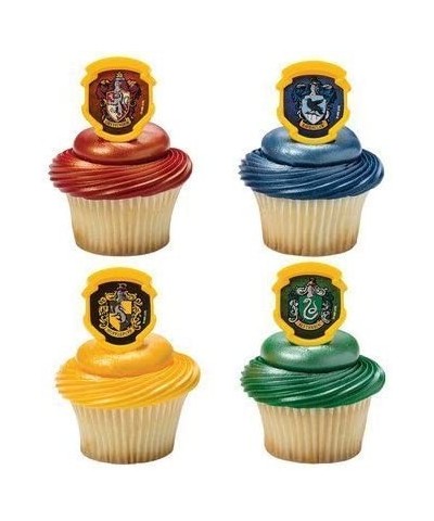 Harry Potter - Hogwarts Houses Cupcake Rings - 24 pc $19.88 Kids' Party Decorations