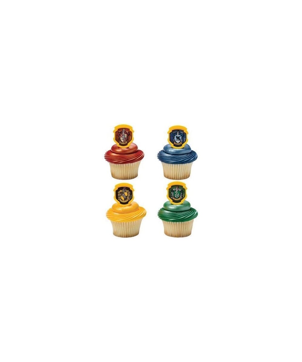 Harry Potter - Hogwarts Houses Cupcake Rings - 24 pc $19.88 Kids' Party Decorations