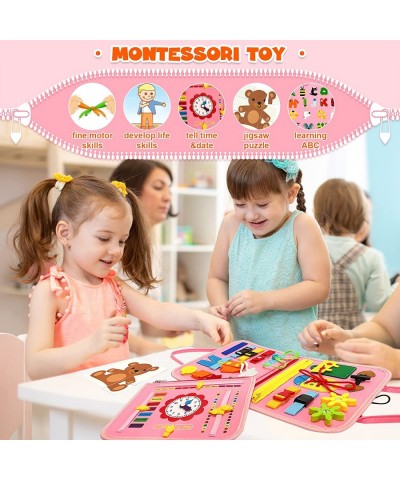 Busy Board Toddler Travel Toys Quiet Book with DIY Page Sensory Toys for Toddlers 1 2 3 Montessori Toys for Toddler Activitie...