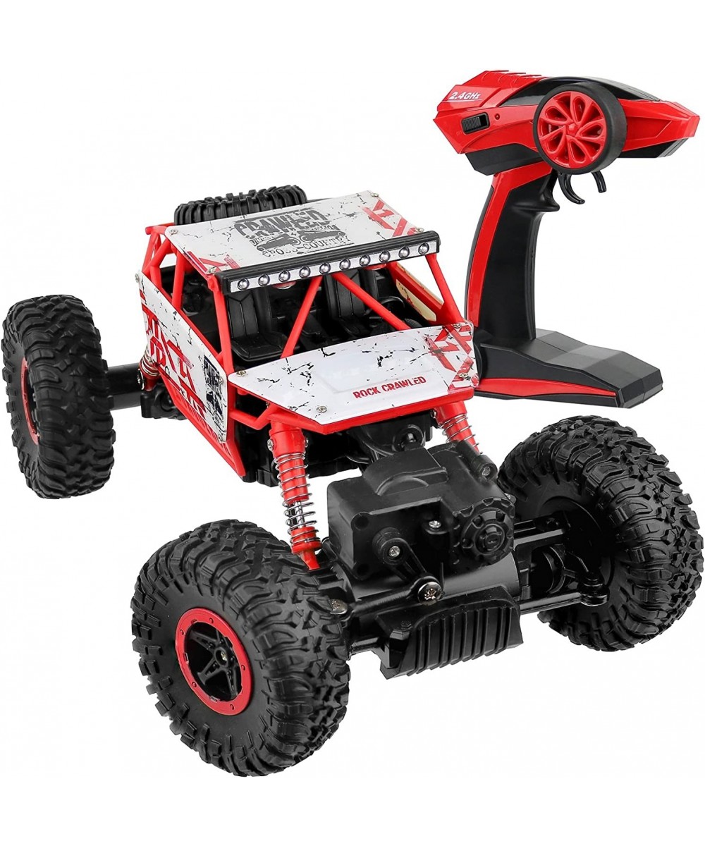 Click N’ Play Remote Control Car 4WD Off Road Rock Crawler Vehicle 2.4 GHz Red $40.33 Remote & App Controlled Vehicles