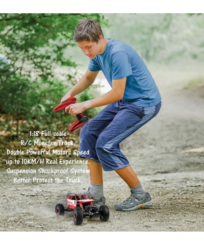 Click N’ Play Remote Control Car 4WD Off Road Rock Crawler Vehicle 2.4 GHz Red $40.33 Remote & App Controlled Vehicles