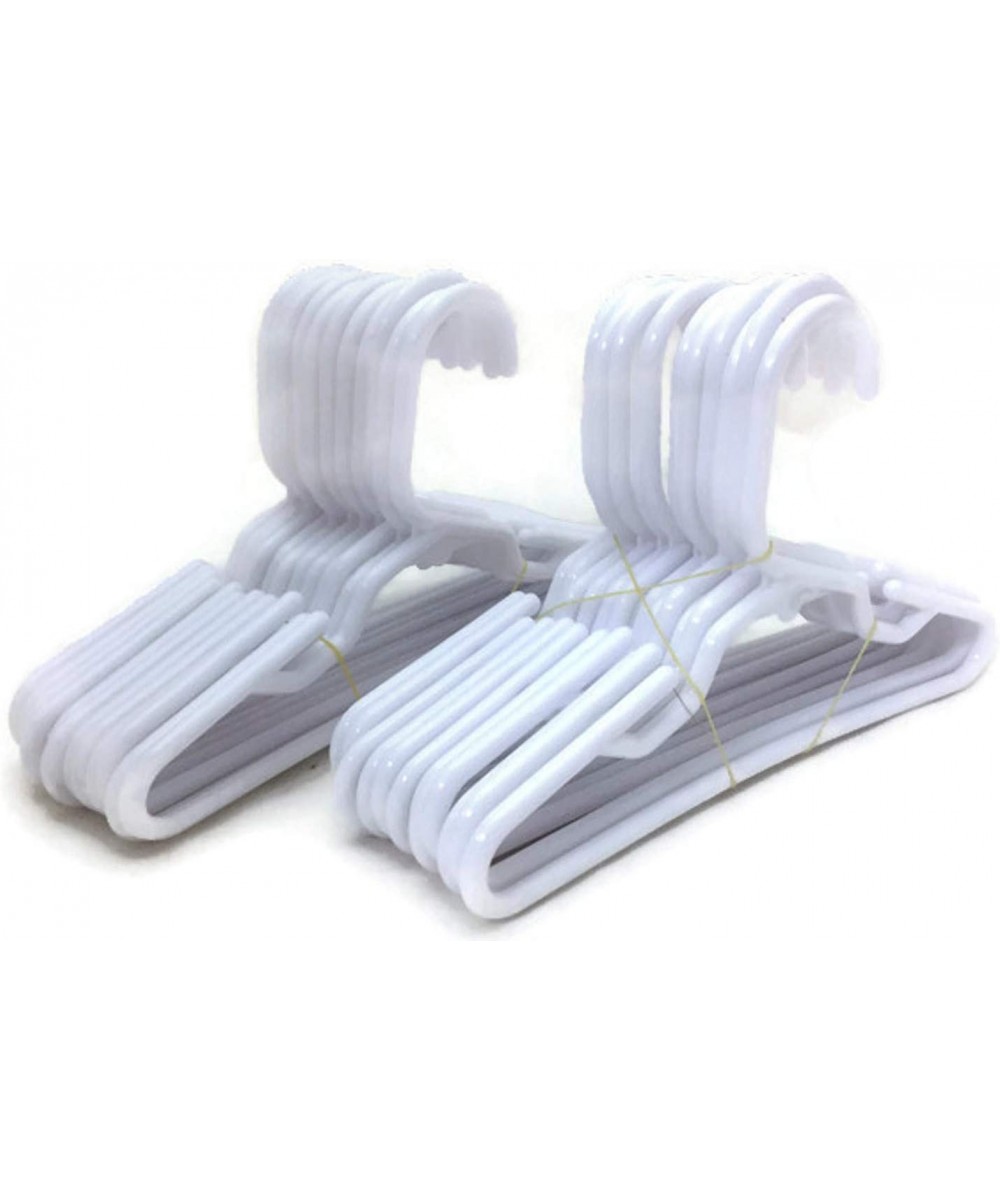 24 White Plastic Hangers(2 Dozen) fits 18 Inch Dolls Clothes 18" Doll Clothing Baby Dolls $23.00 Doll Accessories