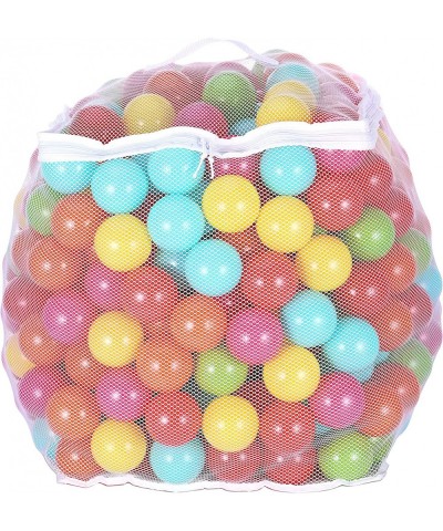 2.3-Inch Phthalate Free BPA Free Non-Toxic Crush Proof Play Balls Pit Balls- 6 Bright Colors in Reusable and Durable Storage ...