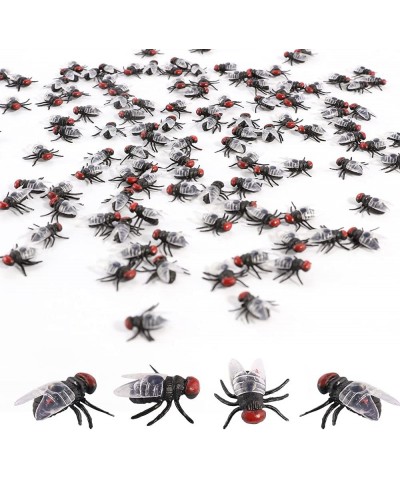 200 PCS Fake Flies Toys TopSeller Realistic Flies Figures Prank Houseflies Models Plastic Trick Joke Toys Novelty Toys for Ha...