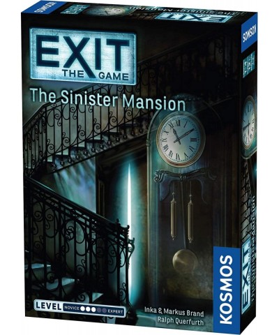 Exit: The Sinister Mansion | Exit: The Game - A Kosmos Game | Family-Friendly Card-Based at-Home Escape Room Experience for 1...