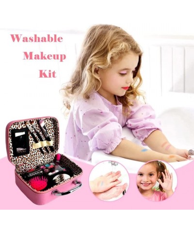 Kids Washable Makeup Girls Toys Girls Makeup Kit for Kids Real Make Up Set for Little Girls Toddlers Children Pretend Play Ma...