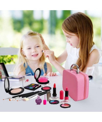 Kids Washable Makeup Girls Toys Girls Makeup Kit for Kids Real Make Up Set for Little Girls Toddlers Children Pretend Play Ma...