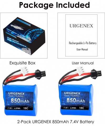 7.4V Lipo Battery 850mAh 2S RC Boat Battery with SM 2P Plug 6.29Wh H100 Batteries for Skytech H100 H102 RC Boats $25.46 Hobby...