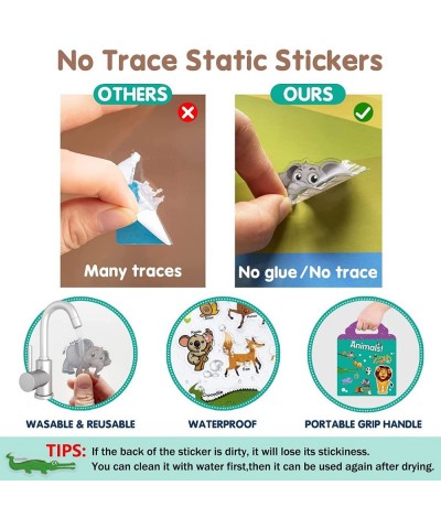 5 Packs Reusable Static Sticker Books for Toddlers 2-4 Years Educational Learning Travel Toys for Boys/Girls Age 3 4 5 6 $29....