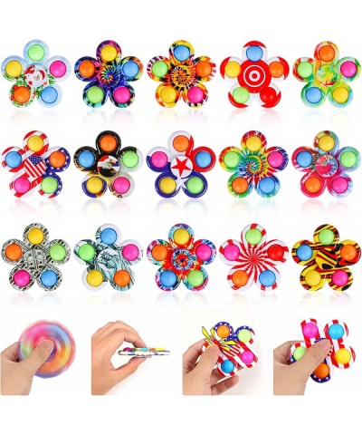 15 Pack Pop Fidget Spinner Toys Simple Colorful Popping Stress Relief Hand Sensory Toy Party Favor Fidget Bulk Pack Toys Anti...