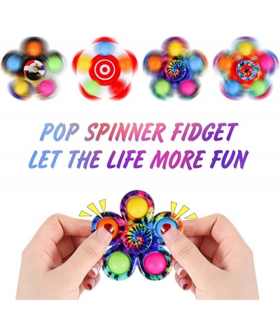 15 Pack Pop Fidget Spinner Toys Simple Colorful Popping Stress Relief Hand Sensory Toy Party Favor Fidget Bulk Pack Toys Anti...