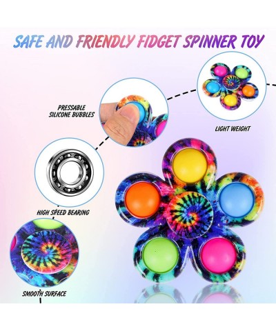 15 Pack Pop Fidget Spinner Toys Simple Colorful Popping Stress Relief Hand Sensory Toy Party Favor Fidget Bulk Pack Toys Anti...