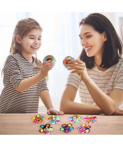 15 Pack Pop Fidget Spinner Toys Simple Colorful Popping Stress Relief Hand Sensory Toy Party Favor Fidget Bulk Pack Toys Anti...