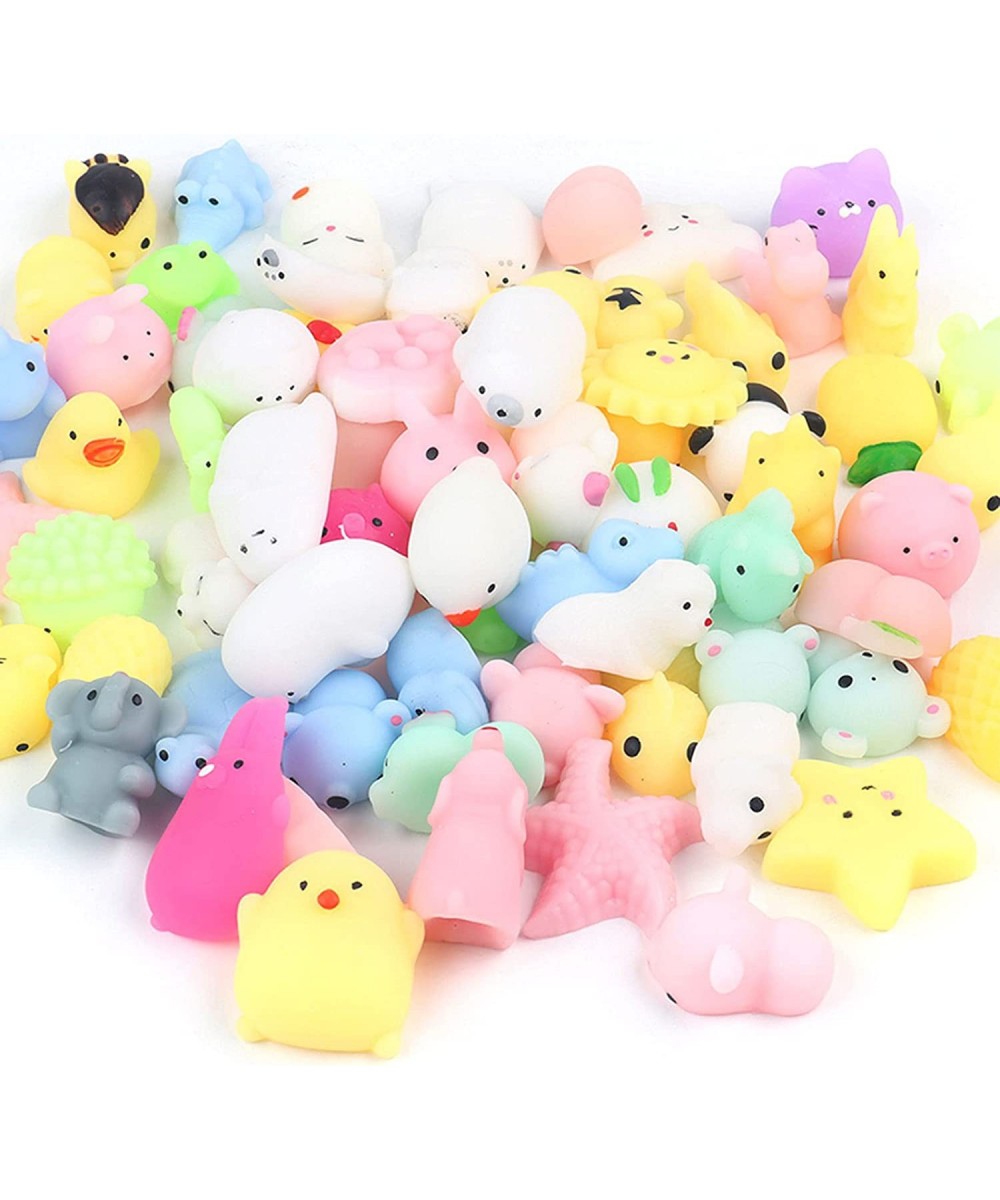 Mochi Squishy Toys 100 Pack Mini Stress Relief Kids Toys for Party Favors Animal Squishies Stress Relief Toys for Boys & Girl...