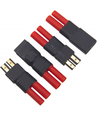 2Pairs RC Car Truck LiPo Battery Connector Adapter Compatible with Traxxas Plug TRX to HXT 4mm Bullet Banana Plug for RC Car ...