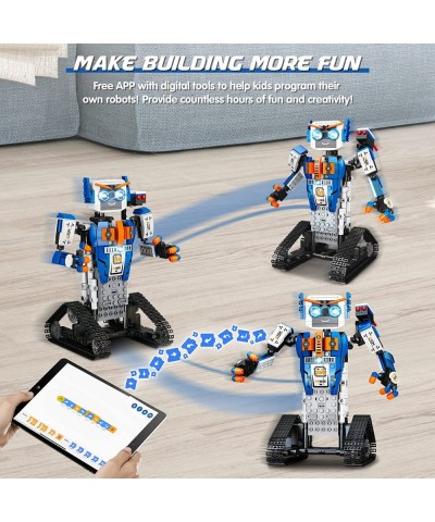 Remote & APP Control Robot Building Kit STEM Projects for Kids Ages 8-12 Robot Building Toys Educational Birthday Gift Set fo...