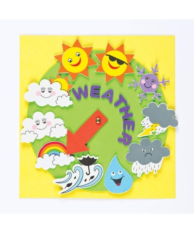 EV3082 Weather Foam Stickers - Pack of 96 Self Adhesives Perfect for Children to Decorate Collages and Crafts Ideal for Schoo...