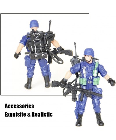 6 Pack Soldiers Action Figure Set - Army Men SWAT Team Toy (Future X-Cops) $33.41 Action Figures