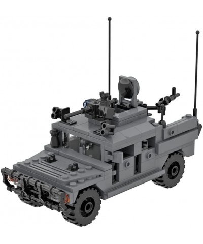 Modern Military Armored Car Model Modern Mini Building Blocks Set Compatible with Lego Collectible Toy for Kids (244PCS/Grey)...