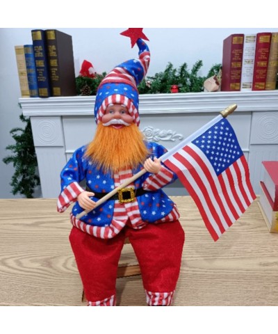 Patriotic Dolls 4th of July Decorations Uncle Doll Independence Day Doll Patriotic Decor Americana Decor Home Kitchen Househo...