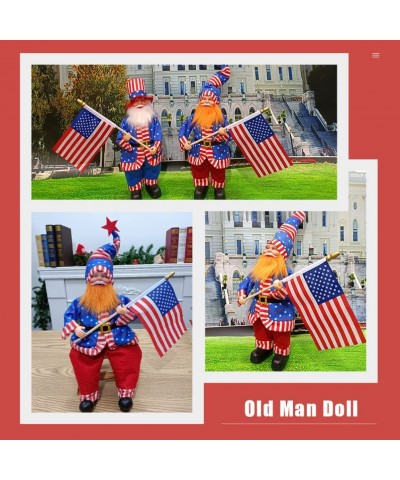 Patriotic Dolls 4th of July Decorations Uncle Doll Independence Day Doll Patriotic Decor Americana Decor Home Kitchen Househo...