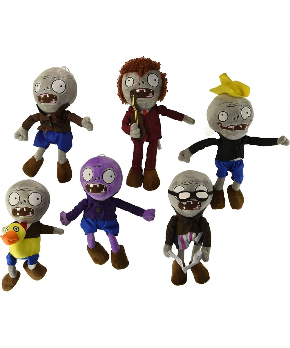 OliaDesign Zombie Plush (Set of 6 ) Purple/Grey 28cm $60.70 Stuffed Animals & Teddy Bears