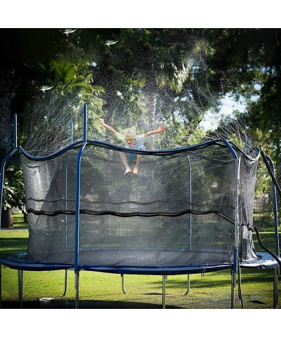 Trampoline Sprinkler for Kids Outdoor Trampoline Sprinkler Waterpark Fun Summer Outdoor Water Games Yard Toys Sprinklers Back...