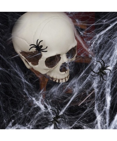 Halloween Stretch Spider Webs Indoor & Outdoor Spooky Spider Webbing with 50 Fake Spiders for Halloween Decorations $16.92 Ki...