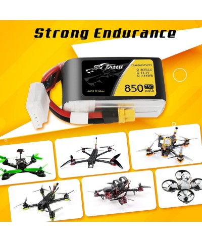 850mAh 11.1V 75C 3S1P Lipo Battery Pack with XT30 Plug $32.77 Hobby Remote & App Controlled Vehicle Parts