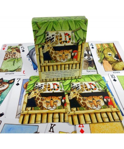 Wild! Deck of Playing Cards - Features Wild Animal Artwork by Peter Wood with a Unique Seek-N-Find Feature Where You find Hid...