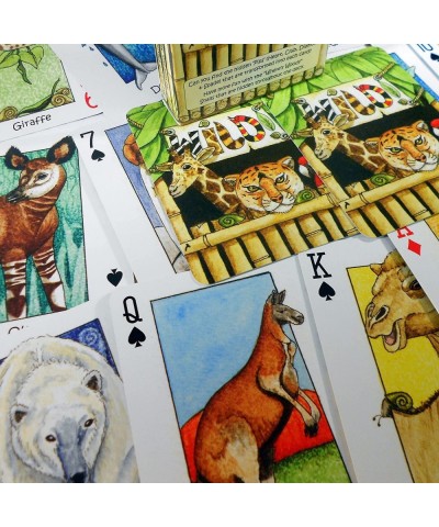 Wild! Deck of Playing Cards - Features Wild Animal Artwork by Peter Wood with a Unique Seek-N-Find Feature Where You find Hid...