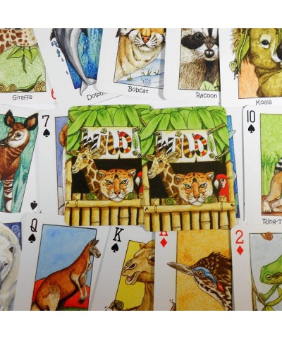 Wild! Deck of Playing Cards - Features Wild Animal Artwork by Peter Wood with a Unique Seek-N-Find Feature Where You find Hid...