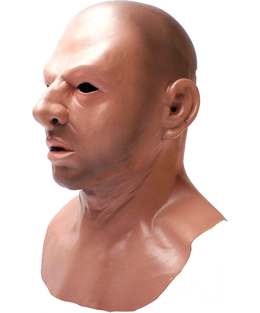 Realistic Bald Head Man Mask Halloween Masquerade Mask Novelty Costume Party Latex Full Head Mask $45.74 Kids' Dress-Up Acces...