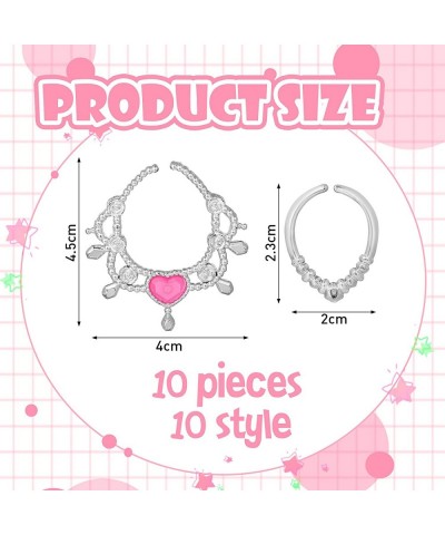 Doll Accessories Jewelry Set 20 Pieces Doll Necklace Crown Play Set Doll Dress up Jewelry Includes 10 Necklaces and 10 Crowns...