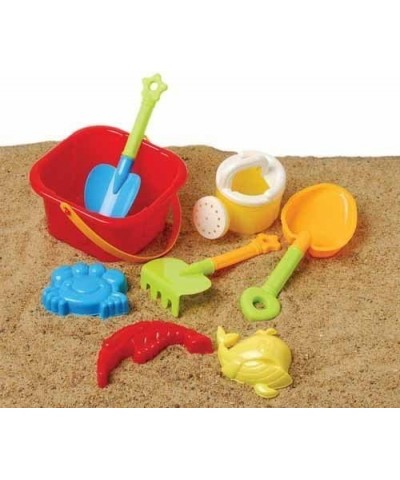 Beach Bucket Sand Castle Play Set- 8 Pc Set $15.85 Sandboxes & Beach Toys