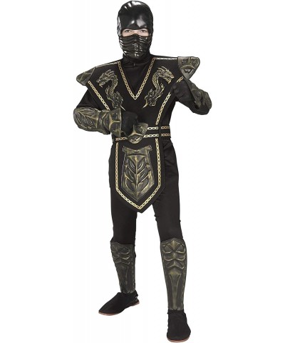 Gold Dragon Warrior Child's Ninja Costume $45.99 Kids' Costumes