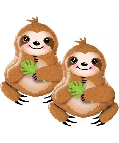 Set of 2 Adorable Sweet Sloth Jumbo 39" Foil Party Balloon $29.05 Kids' Party Decorations