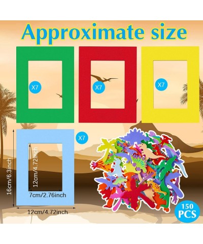 Summer Foam Picture Frame Craft Kits for Kids DIY Paper Picture Frame Craft Art Craft with Foam Stickers Home Classroom Activ...