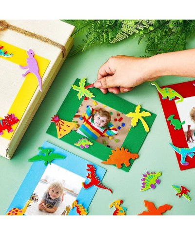 Summer Foam Picture Frame Craft Kits for Kids DIY Paper Picture Frame Craft Art Craft with Foam Stickers Home Classroom Activ...