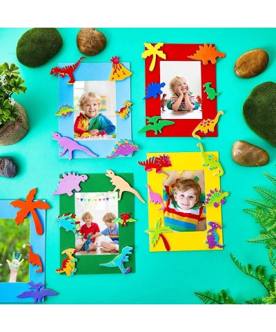 Summer Foam Picture Frame Craft Kits for Kids DIY Paper Picture Frame Craft Art Craft with Foam Stickers Home Classroom Activ...