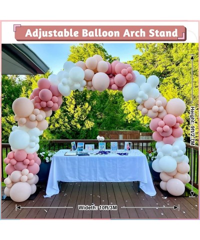 Balloon Arch Kit Large Adjustable 9ft Tall &10ft Wide Balloon Arch Stand with Water Base 50 Balloon Clips 2 Knotters 1 Manual...