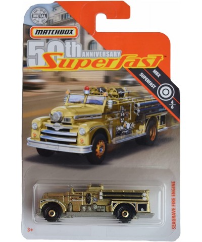 Seagrave Fire Engine Superfast 4/6 [Gold] $17.13 Buildings & Scenery for Kids' Play Figures & Vehicles