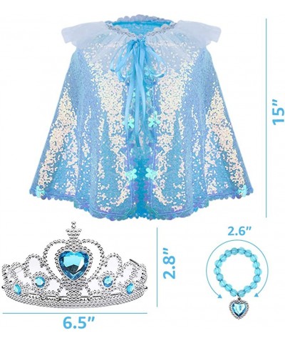 Princess Dress Up Accessories Princess Crowns for Little Girls Cosplay Costume Set 8PCS $27.02 Kids' Dress-Up Accessories