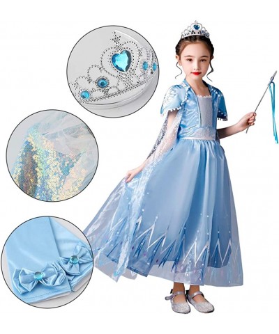 Princess Dress Up Accessories Princess Crowns for Little Girls Cosplay Costume Set 8PCS $27.02 Kids' Dress-Up Accessories